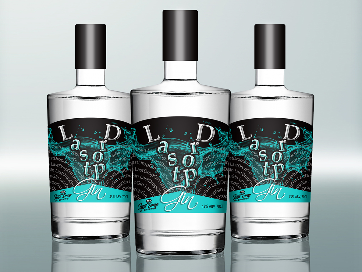 Etikett-Design von The Freelance Designer für The Last Drop Gin Company | Design #15988784