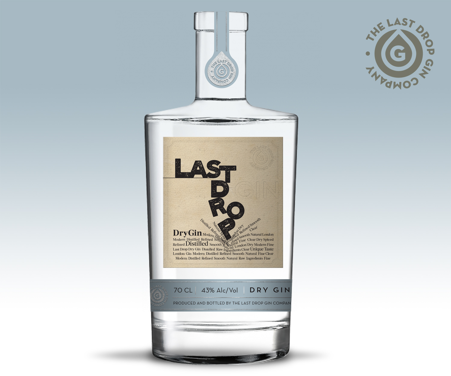 Diseño de Etiqueta por MilM para The Last Drop Gin Company | Diseño #16027490