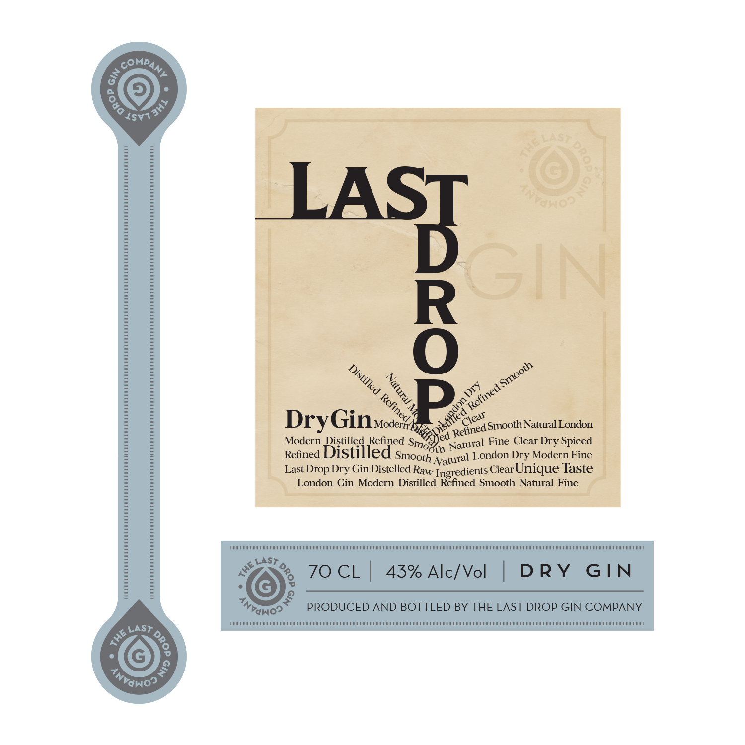Label Design by MilM for The Last Drop Gin Company | Design #16221608