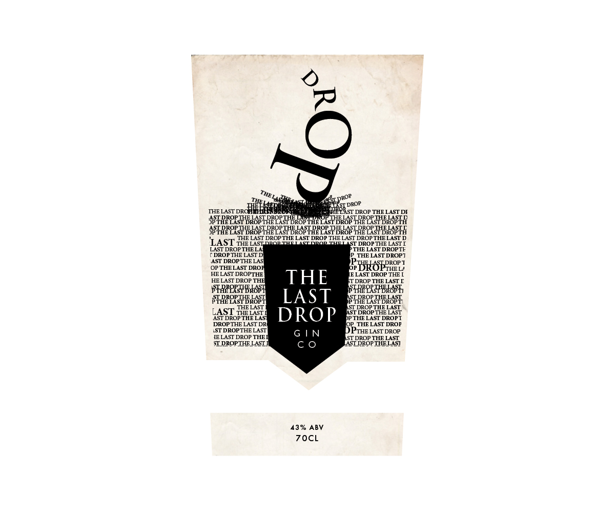 Label Design by Bittersweet for The Last Drop Gin Company | Design #16223830