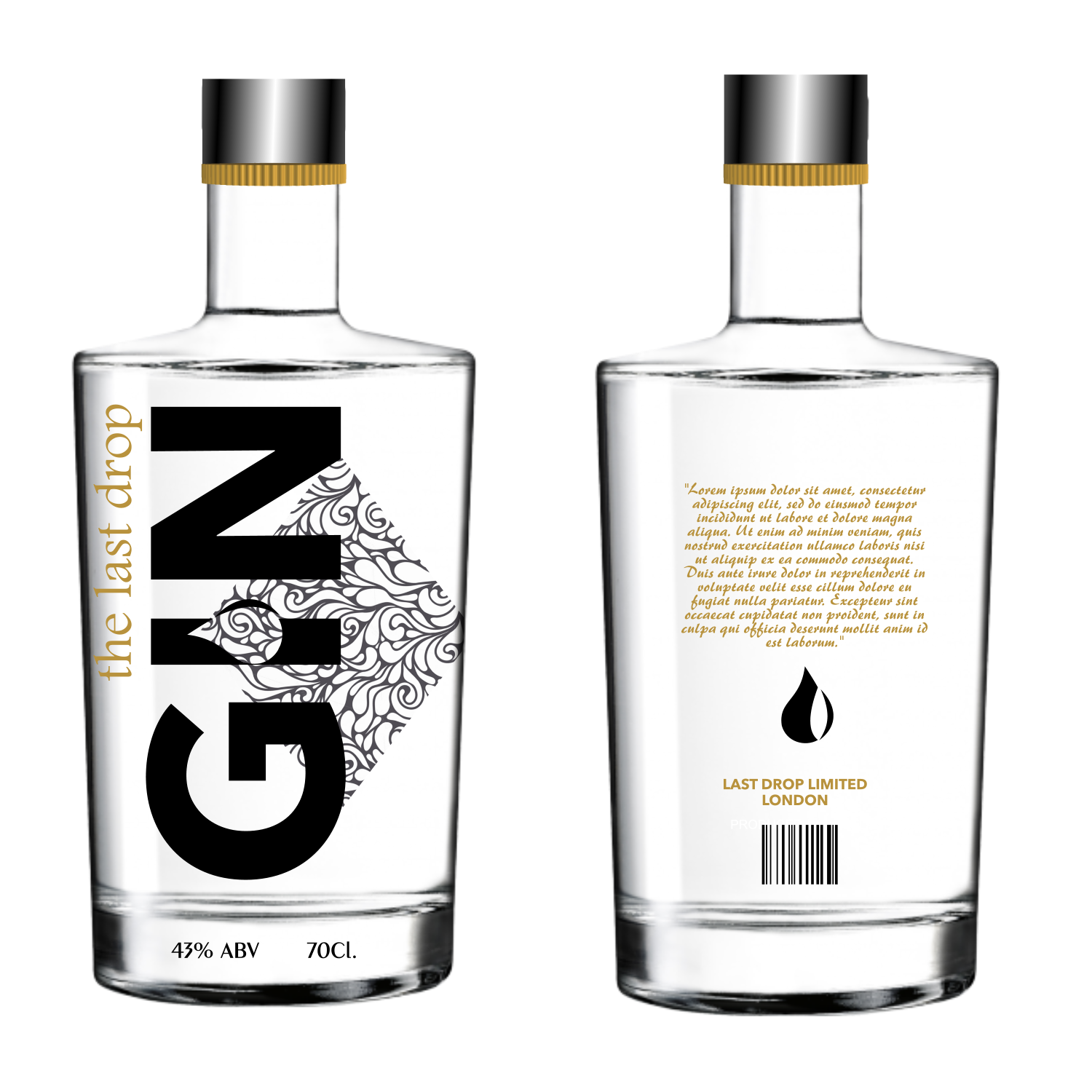 Etikett-Design von EDesignN für The Last Drop Gin Company | Design #15904426