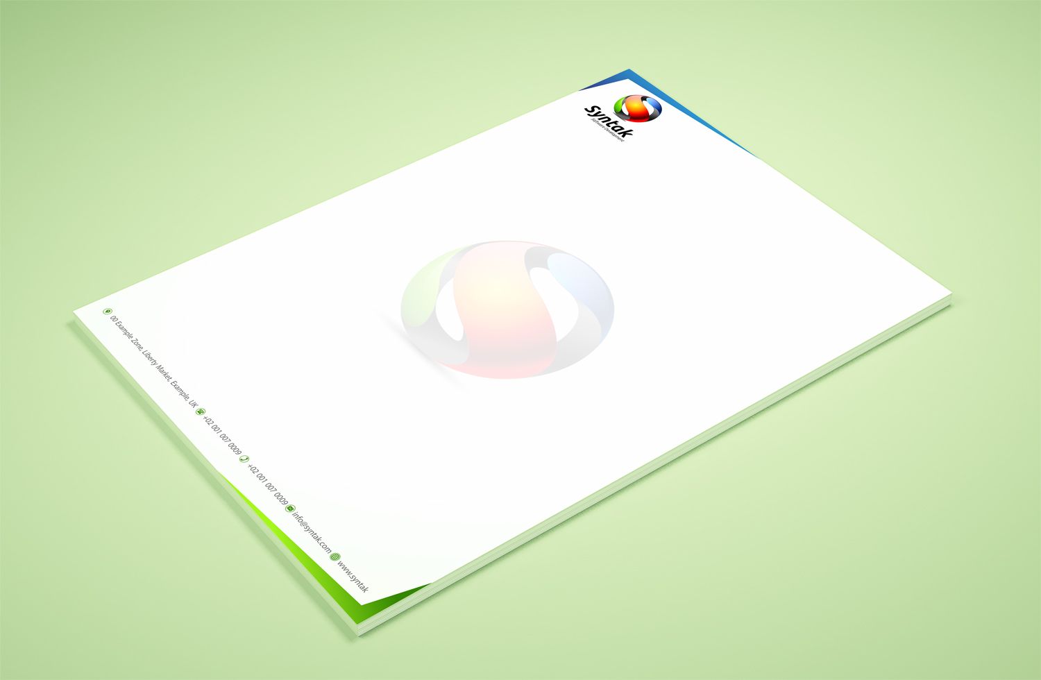 Stationery Design by Petter Goms for Syntak Software Development, LLC | Design #15878575