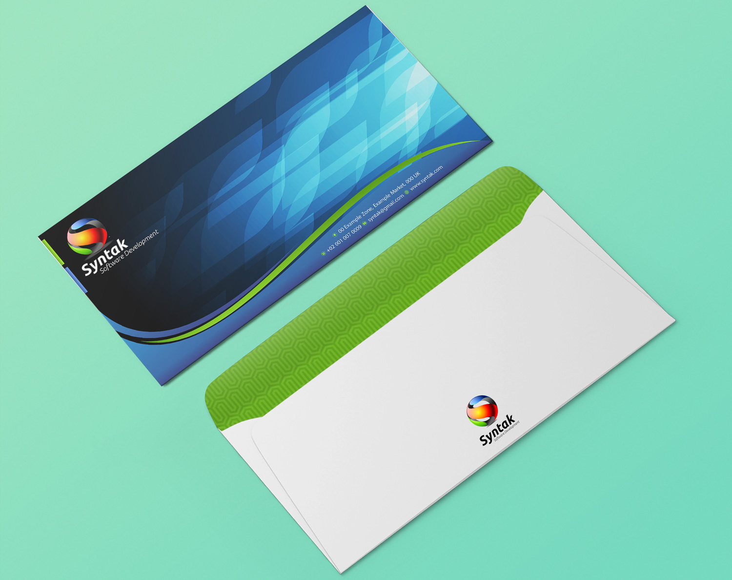 Stationery Design by Petter Goms for Syntak Software Development, LLC | Design #15880524