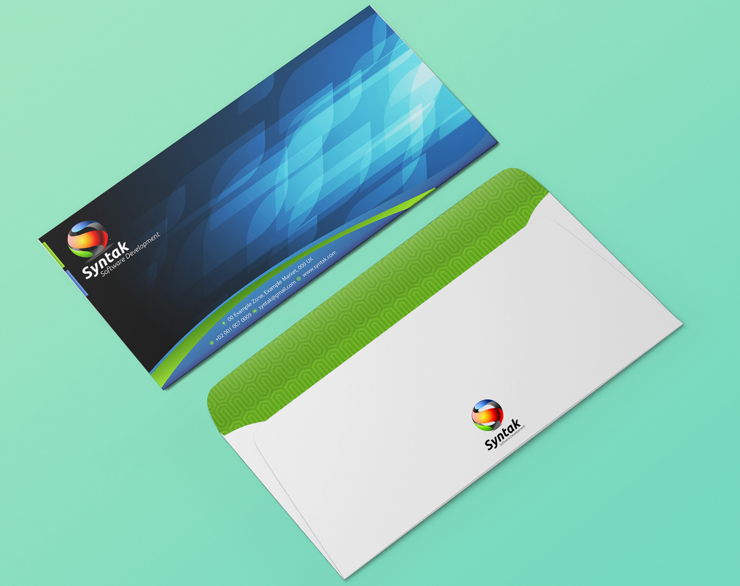 Stationery Design by Petter Goms for Syntak Software Development, LLC | Design #15880558