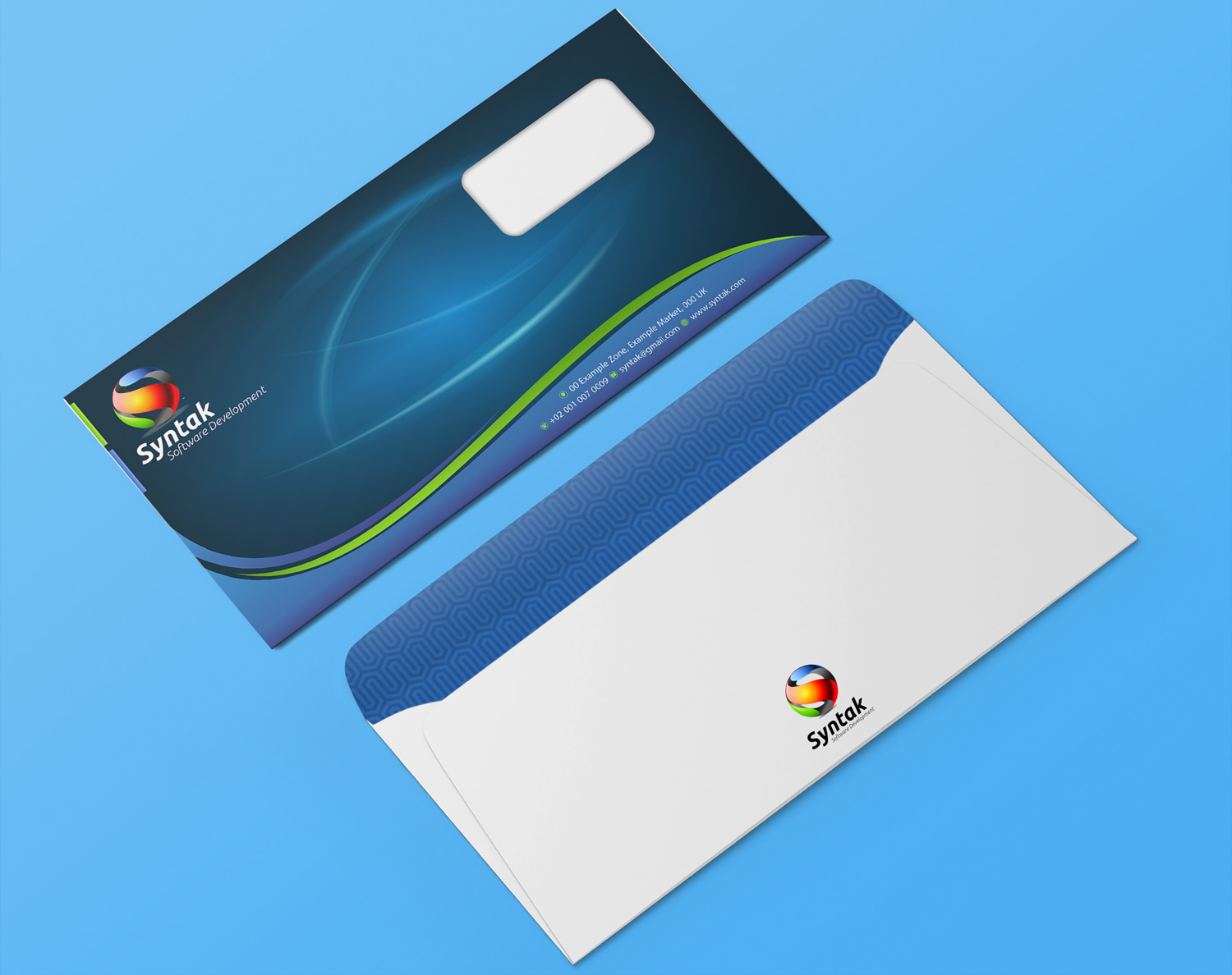 Stationery Design by Petter Goms for Syntak Software Development, LLC | Design #15880980