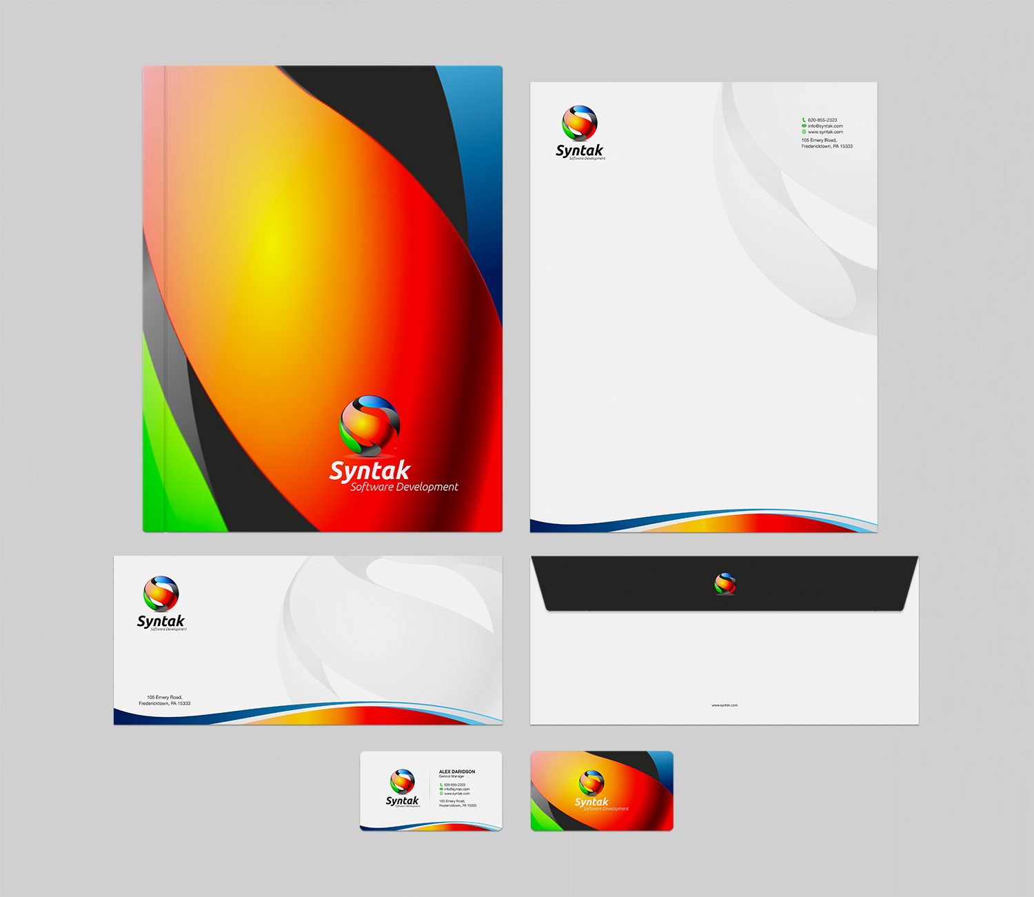 Stationery Design by logodentity for Syntak Software Development, LLC | Design #15871579