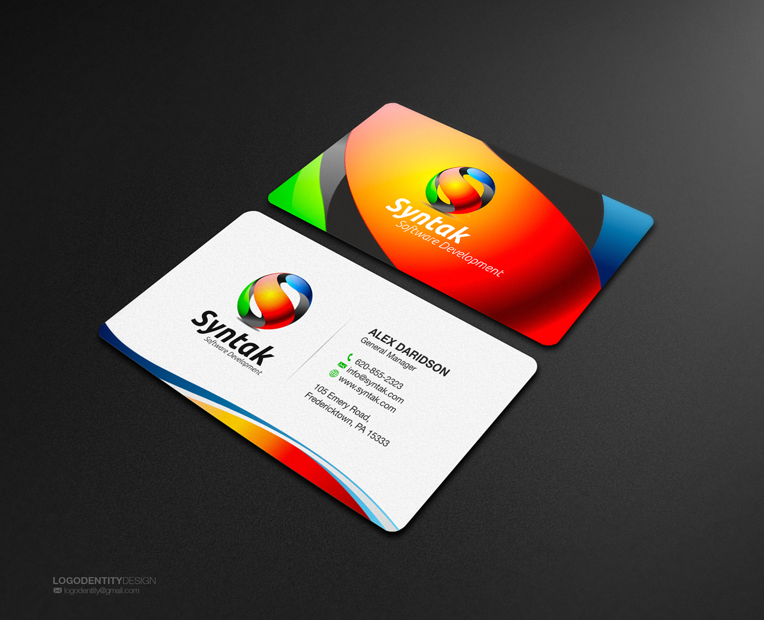 Stationery Design by logodentity for Syntak Software Development, LLC | Design #15892863