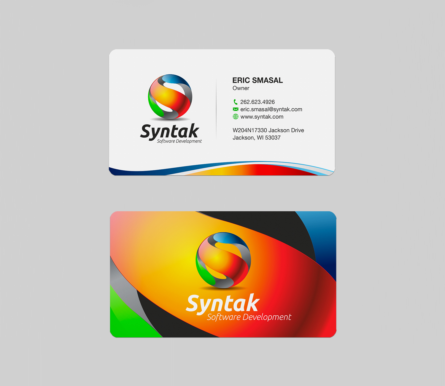 Stationery Design by logodentity for Syntak Software Development, LLC | Design #15916986