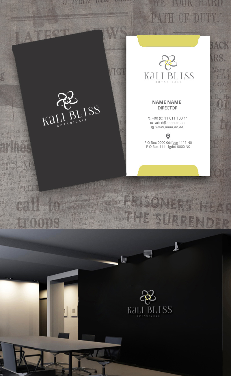 Logo Design by zebronicgraphic for Kali Bliss Botanicals | Design #15880413