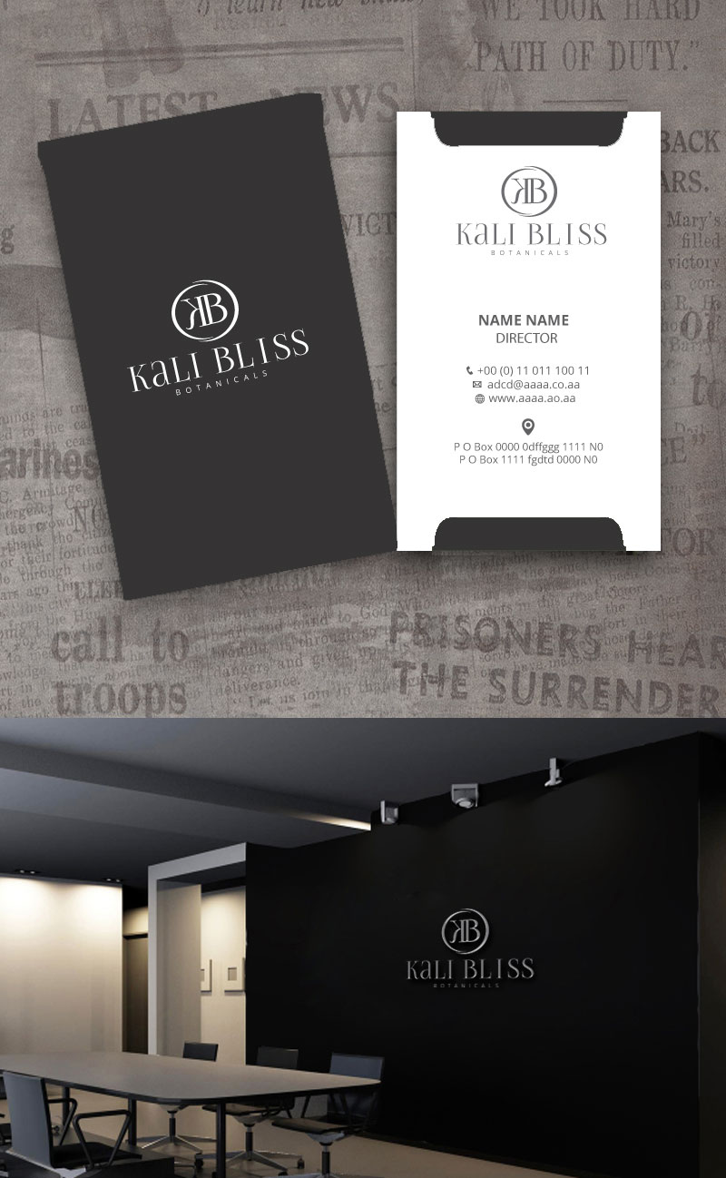 Logo Design by zebronicgraphic for Kali Bliss Botanicals | Design #15880468