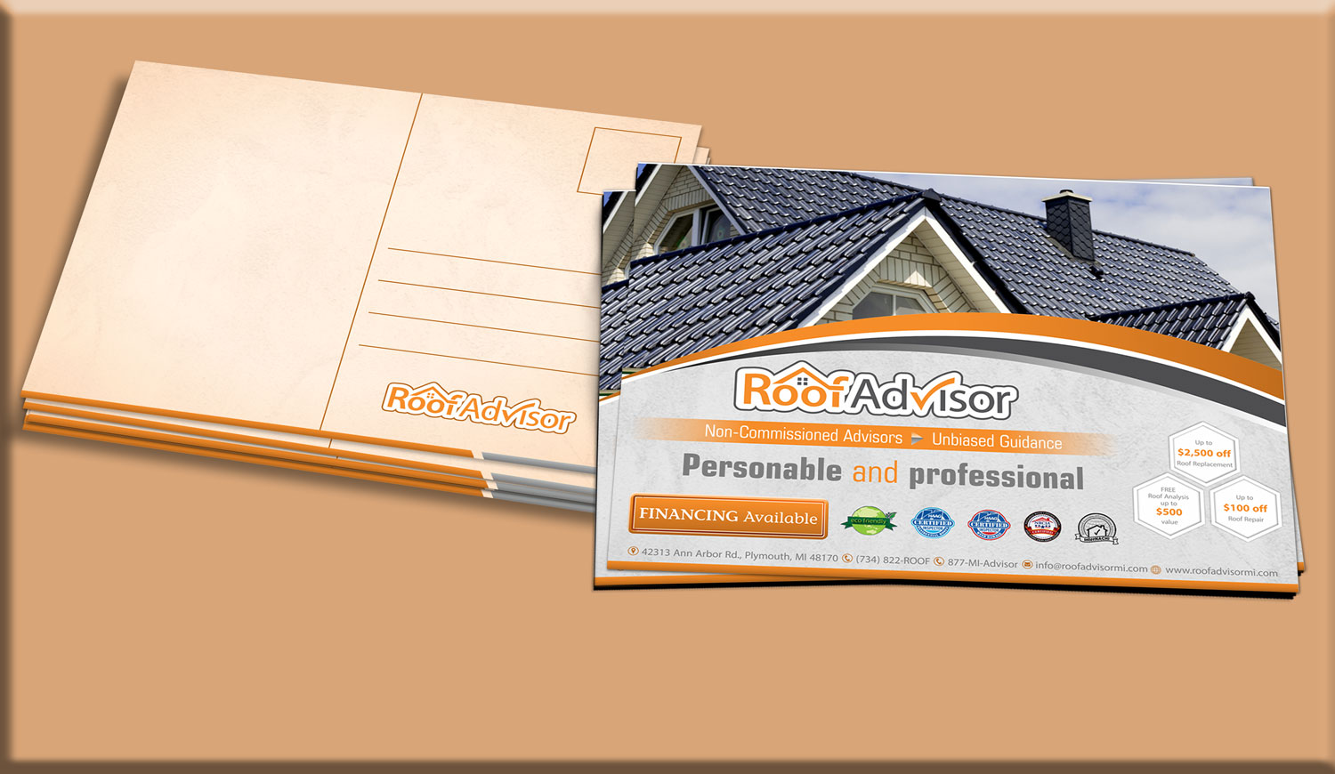 Postcard Design by Petter Goms for this project | Design #15910120