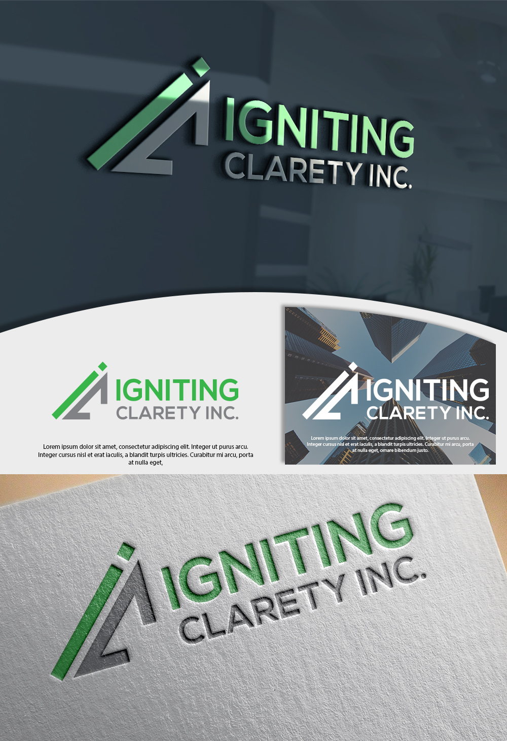 Logo Design by Renewable for Igniting Clarety | Design #15881878
