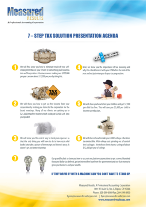 Flyer Design by cristinaDPI for Measured Results | Design: #15879043