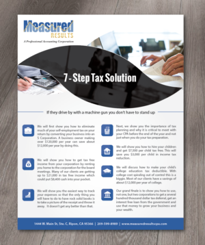 Flyer Design by alex989 for Measured Results | Design: #15879013