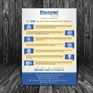 Flyer Design by debdesign for Measured Results | Design: #15891536