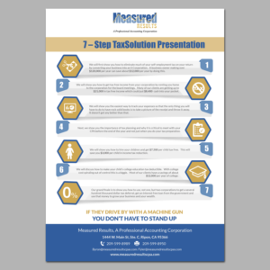 Flyer Design by debdesign for Measured Results | Design: #15908589