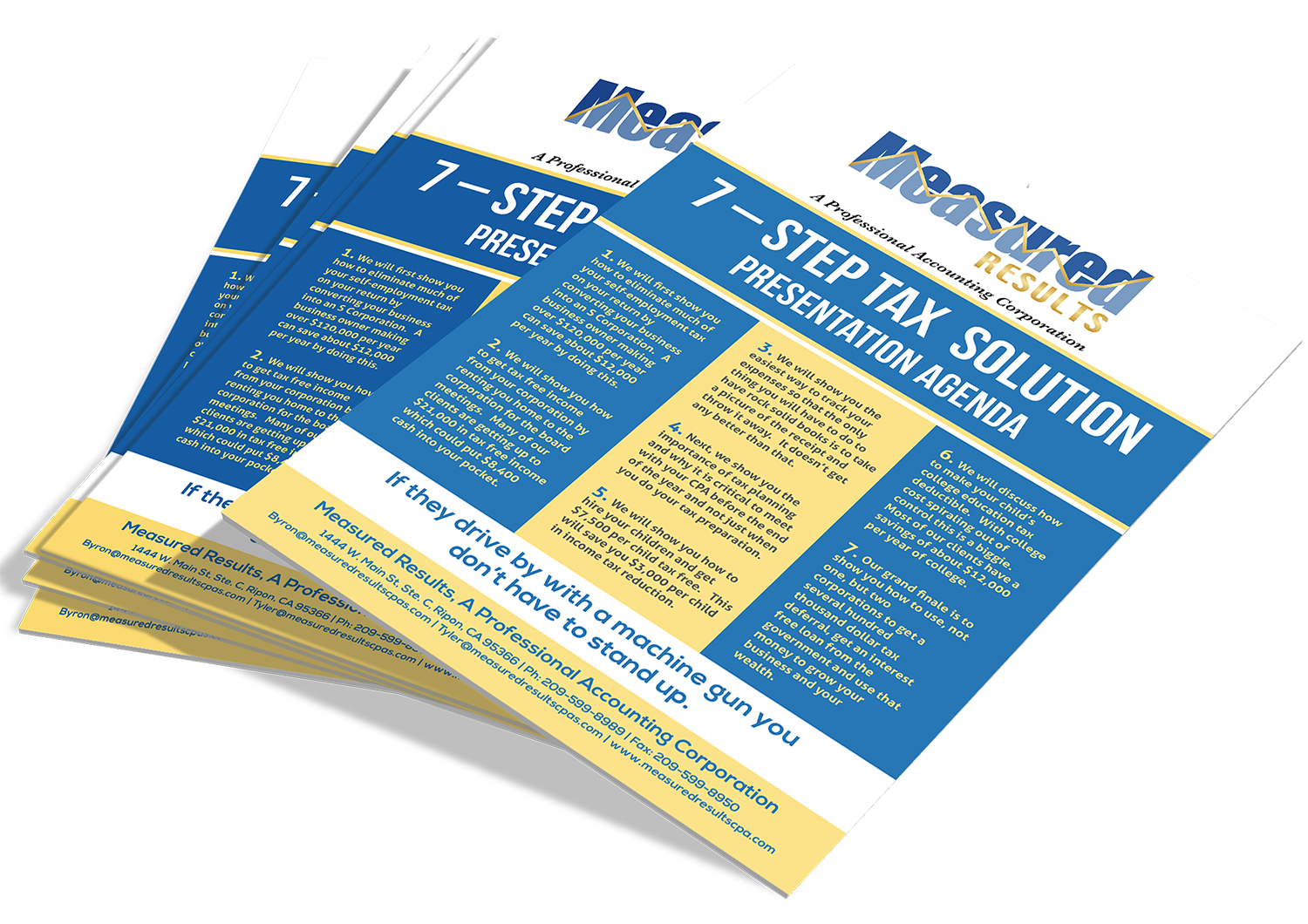 Flyer Design by Deziners Zone for Measured Results | Design #15877082