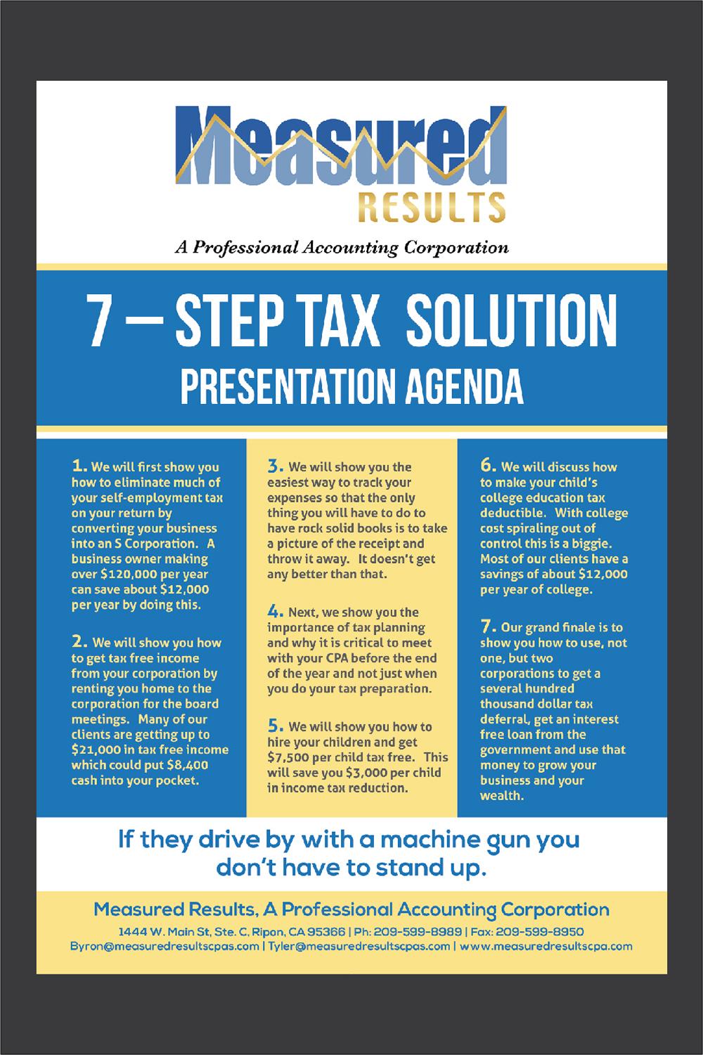 Flyer Design by Deziners Zone for Measured Results | Design #15877083