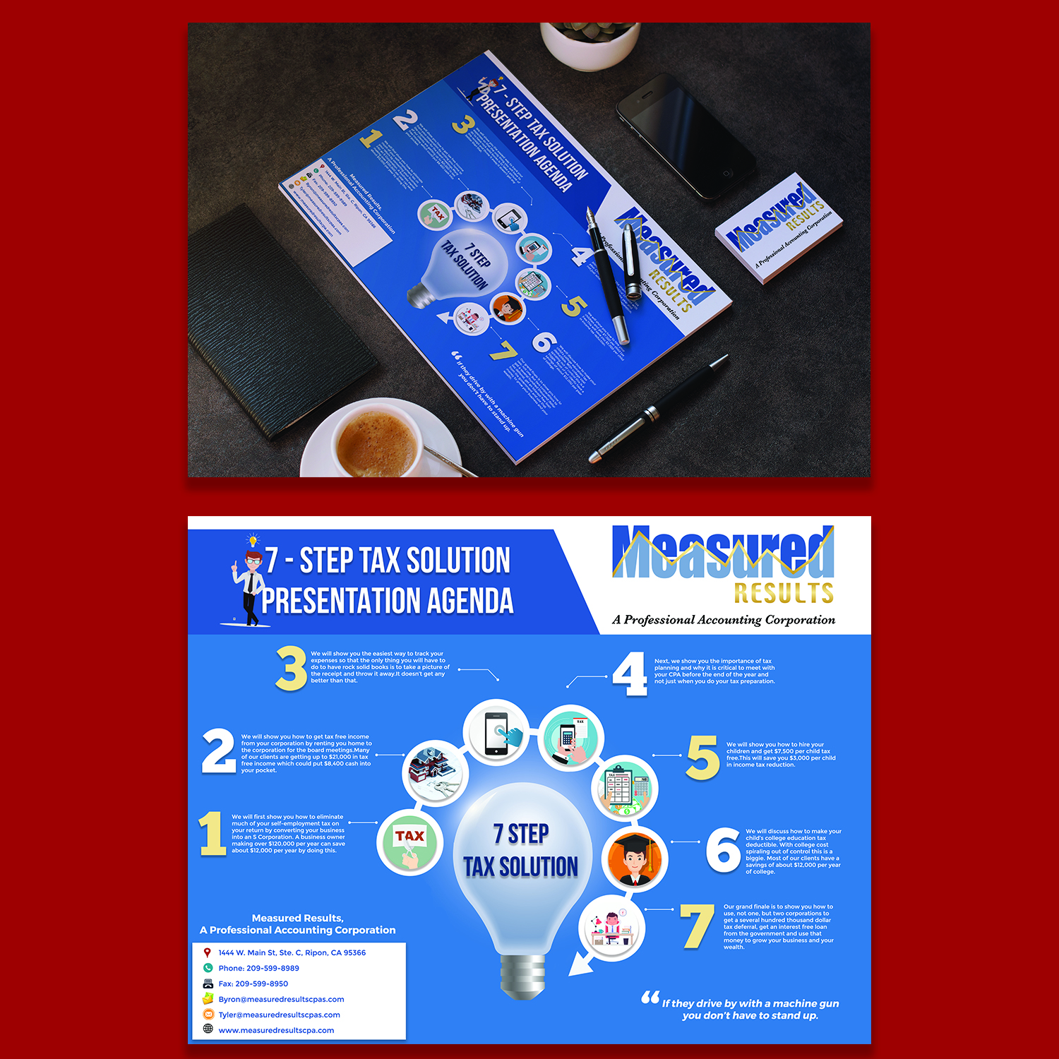 Diseño de Flyer por Venkat para Measured Results | Diseño #15920392