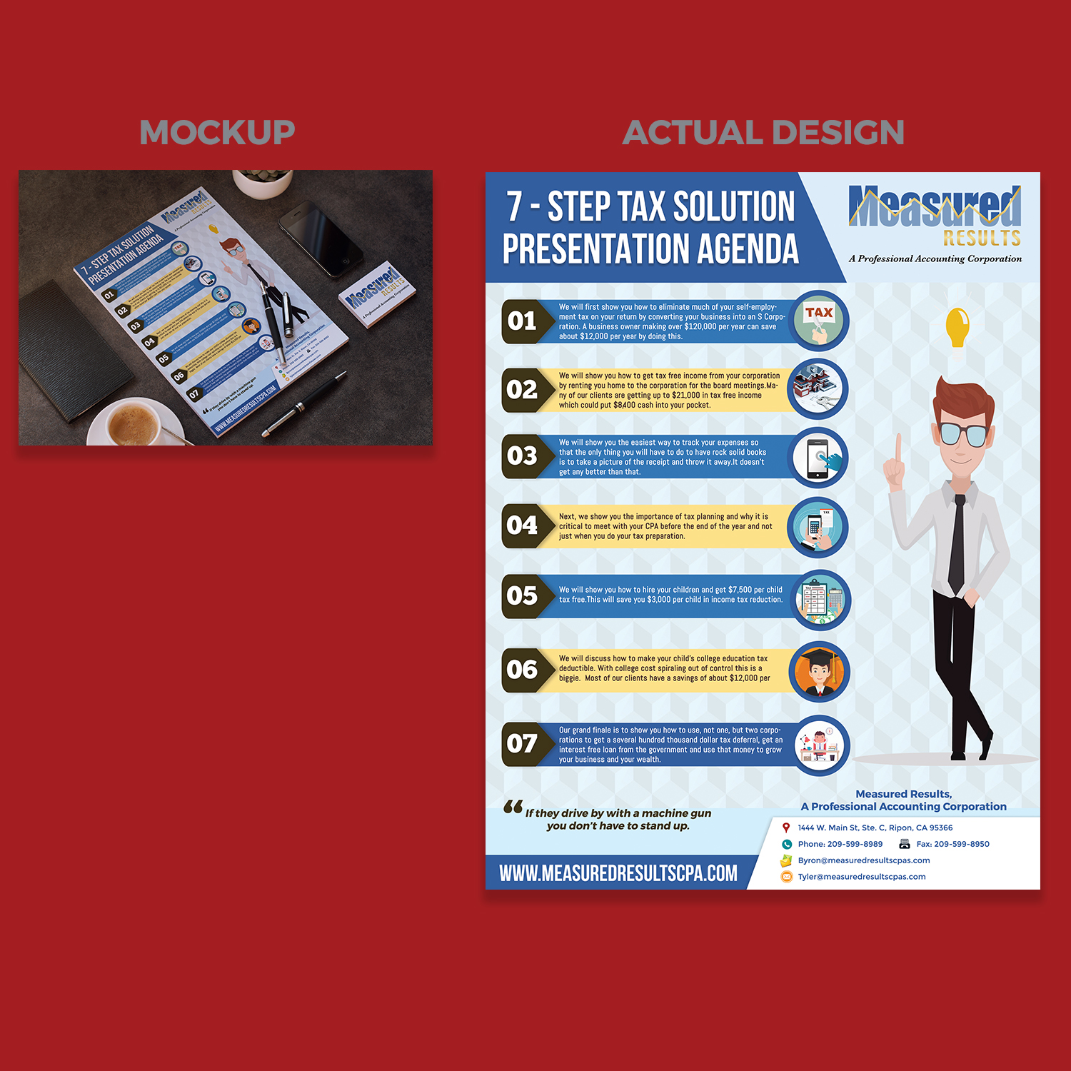 Flyer Design by Venkat for Measured Results | Design #15921160