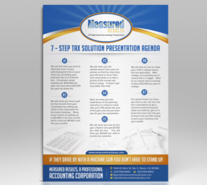 Flyer Design by SAI DESIGNS for Measured Results | Design: #15890344
