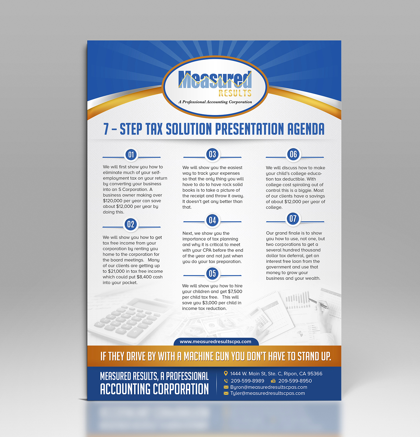 Diseño de Flyer por SAI DESIGNS para Measured Results | Diseño #15890749