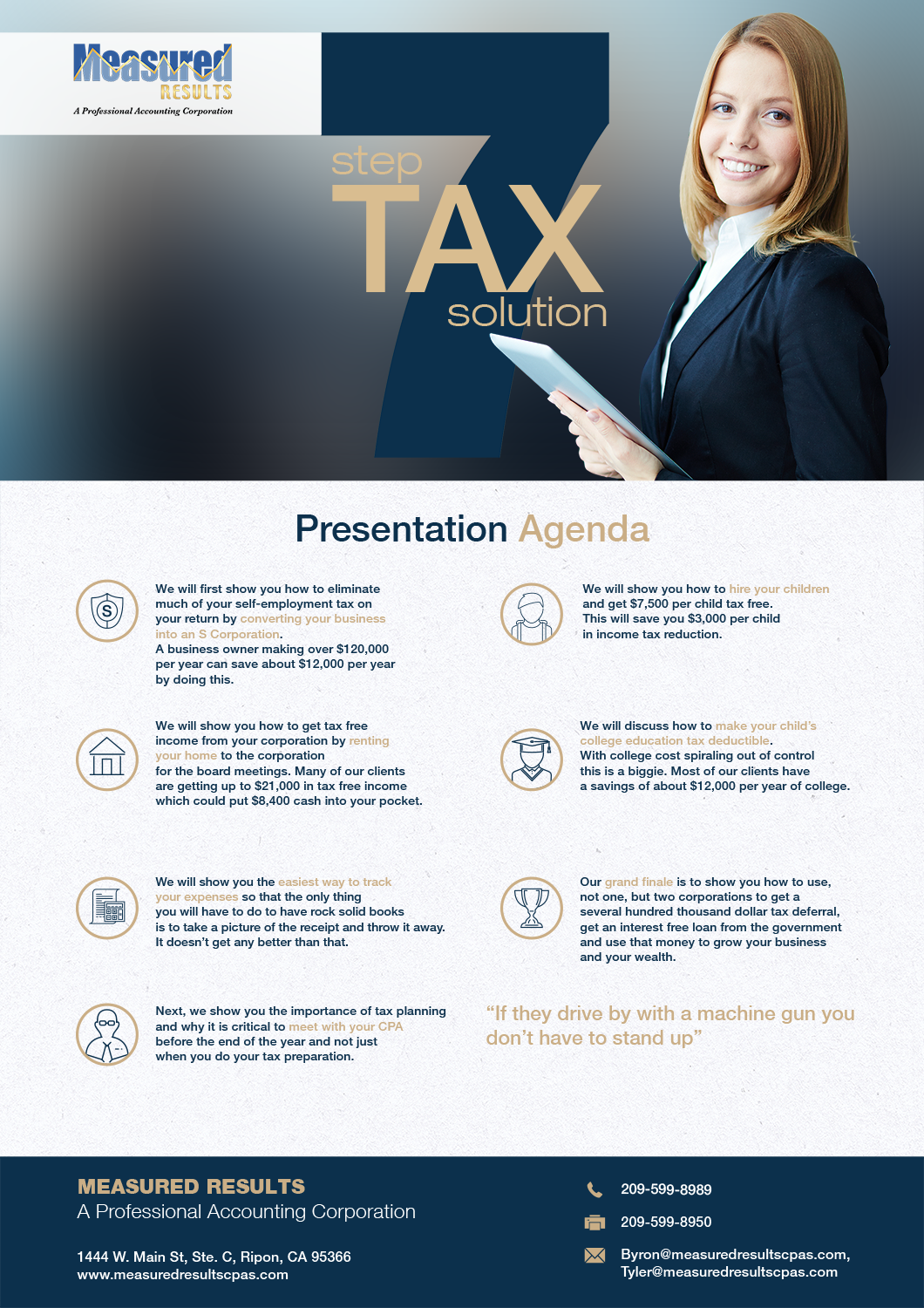 Diseño de Flyer por FFoundry para Measured Results | Diseño #15904129