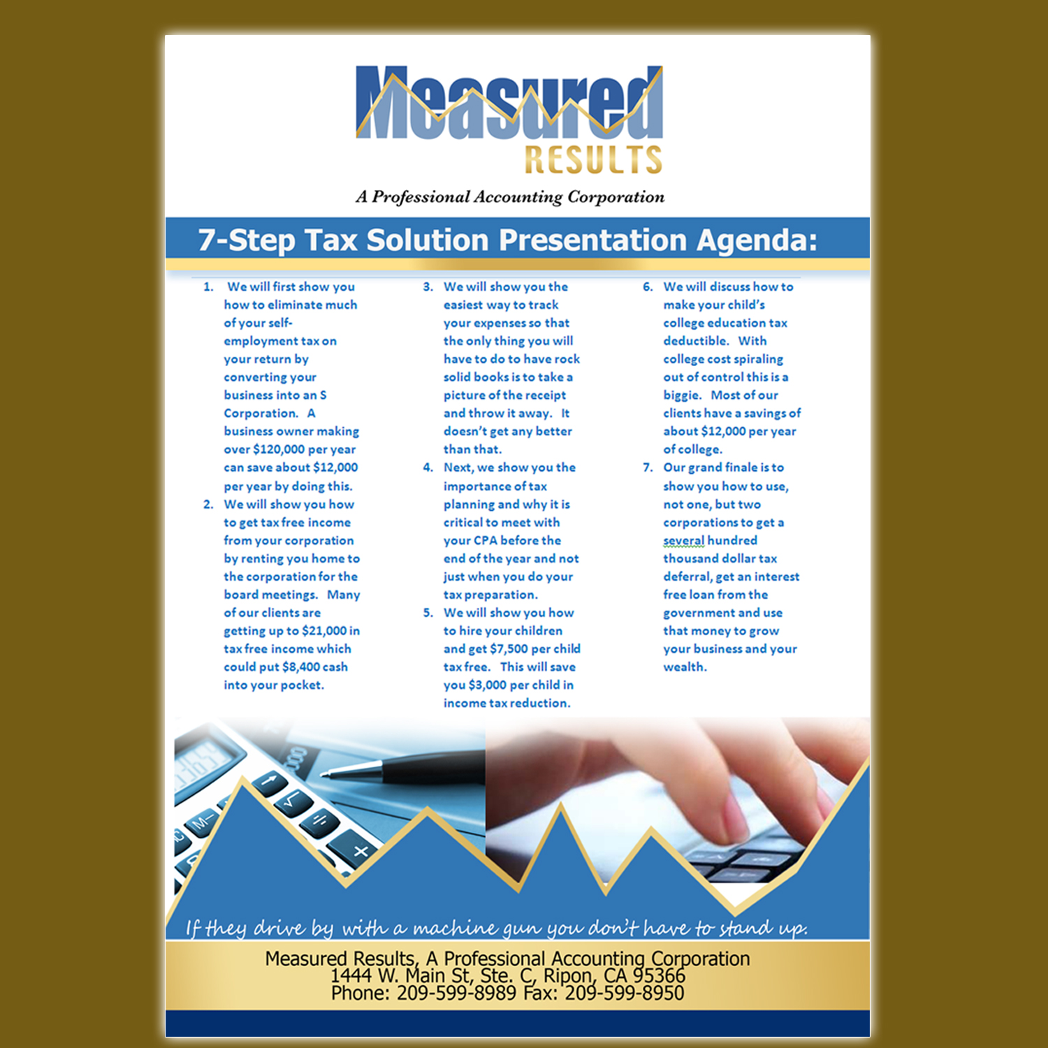 Flyer Design by Mute 3 for Measured Results | Design #15881993