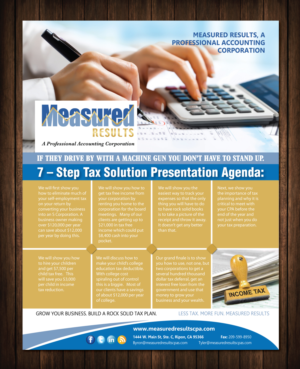 Flyer Design by meet007 for Measured Results | Design: #15898971