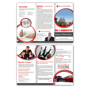 Law Office brochure for new and prospective clients | Diseño de Flyer por Deepak_9_Malhotra