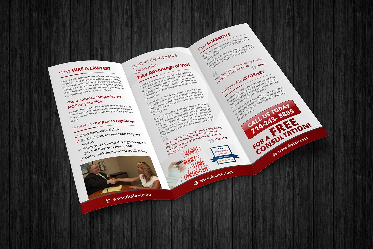 Flyer Design by ecorokerz for Dial & Associates PC | Design #15898158