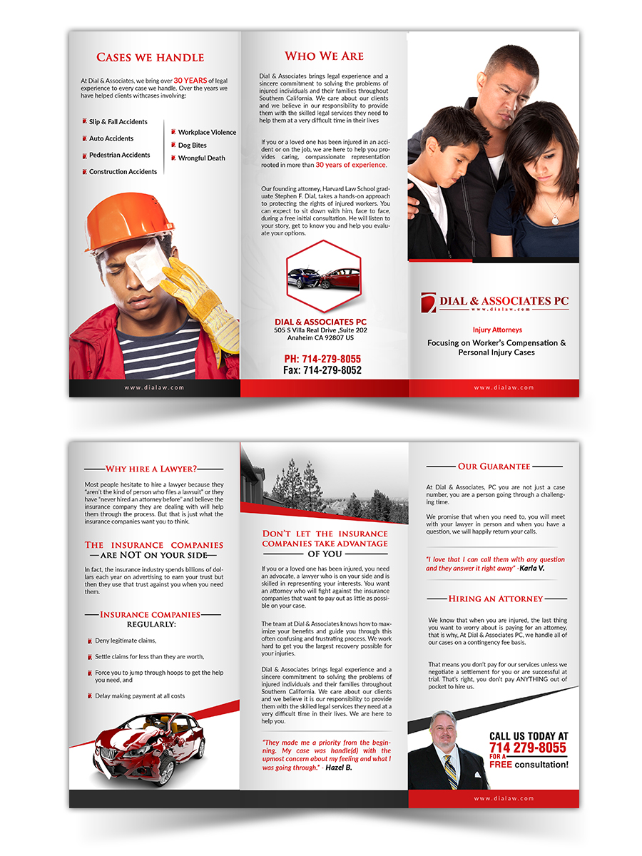 Flyer Design by SAI DESIGNS for Dial & Associates PC | Design #15908648