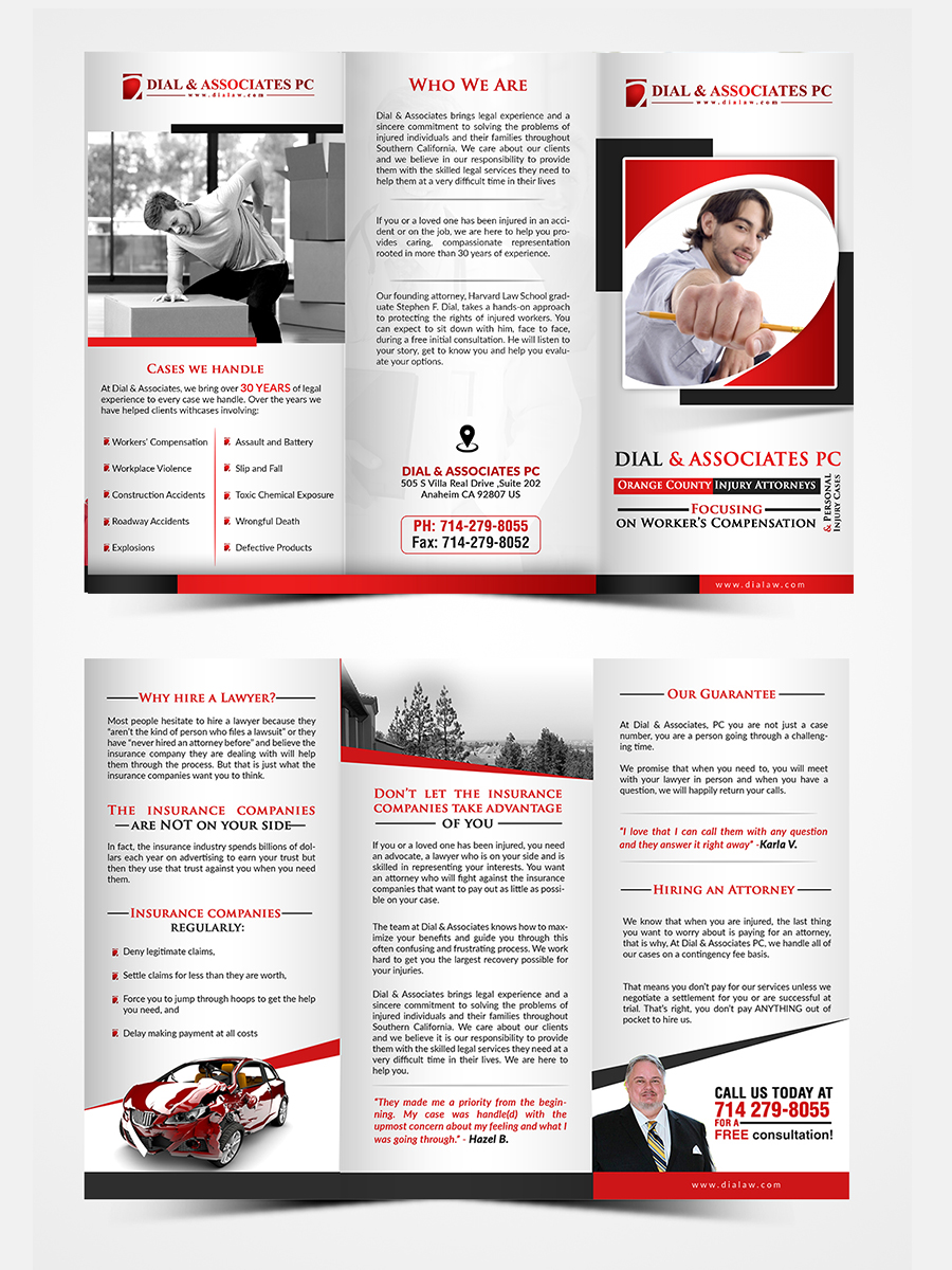 Flyer Design by SAI DESIGNS for Dial & Associates PC | Design #15947879
