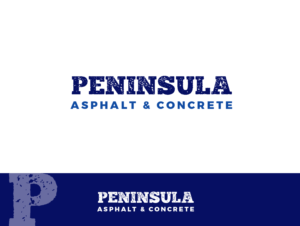 Logo Design by wonderland for Peninsula asphalt and concrete  | Design: #15879828