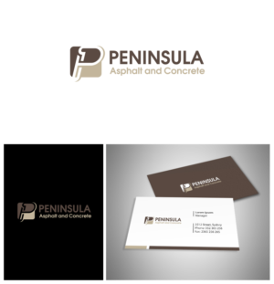 Logo Design by Deziners Zone for Peninsula asphalt and concrete  | Design: #15891046
