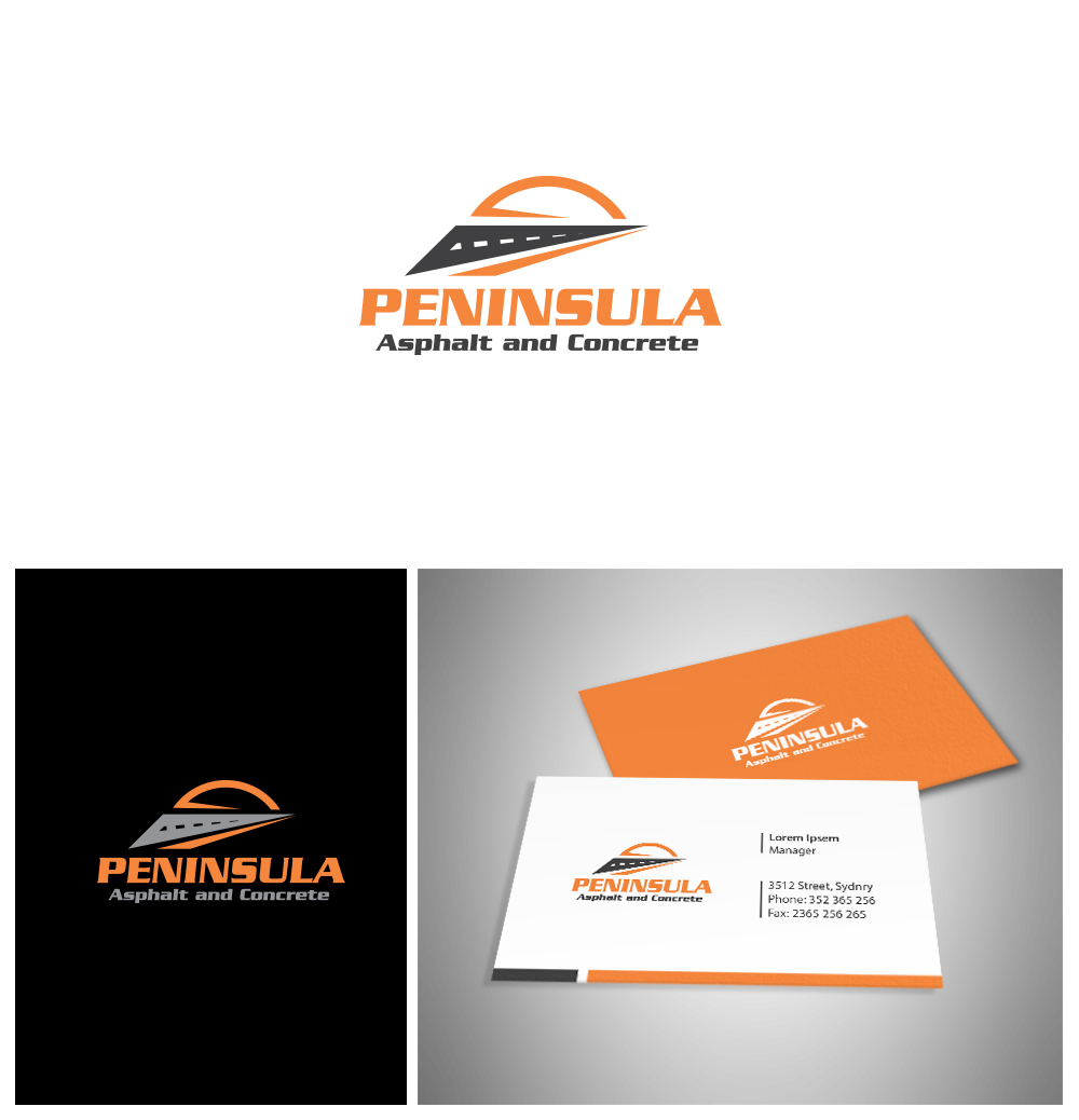 Design de Logo par Deziners Zone pour Peninsula asphalt and concrete  | Design #15891047