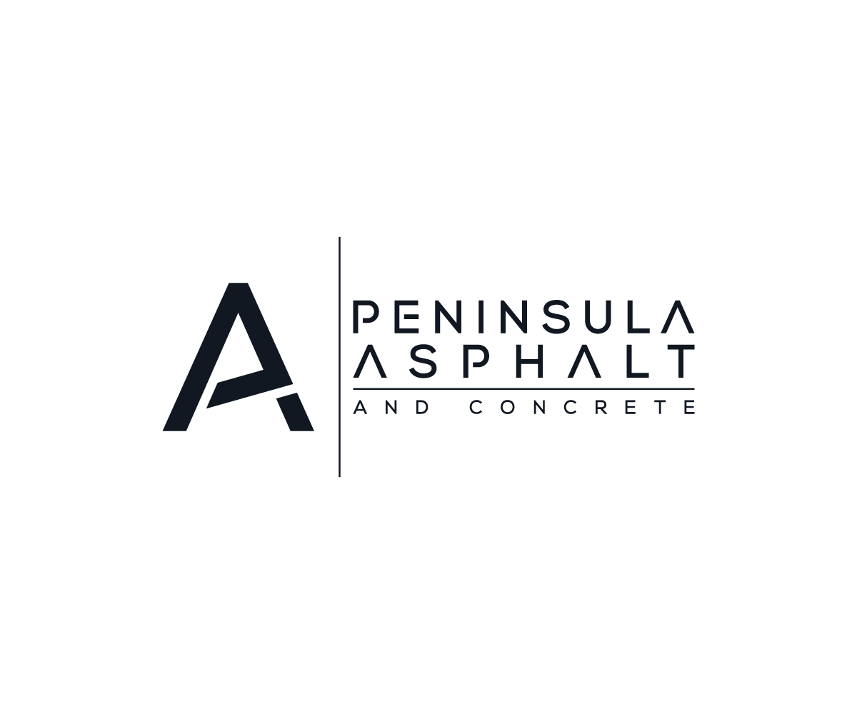 Logo-Design von NineOwl für Peninsula asphalt and concrete  | Design #15942222