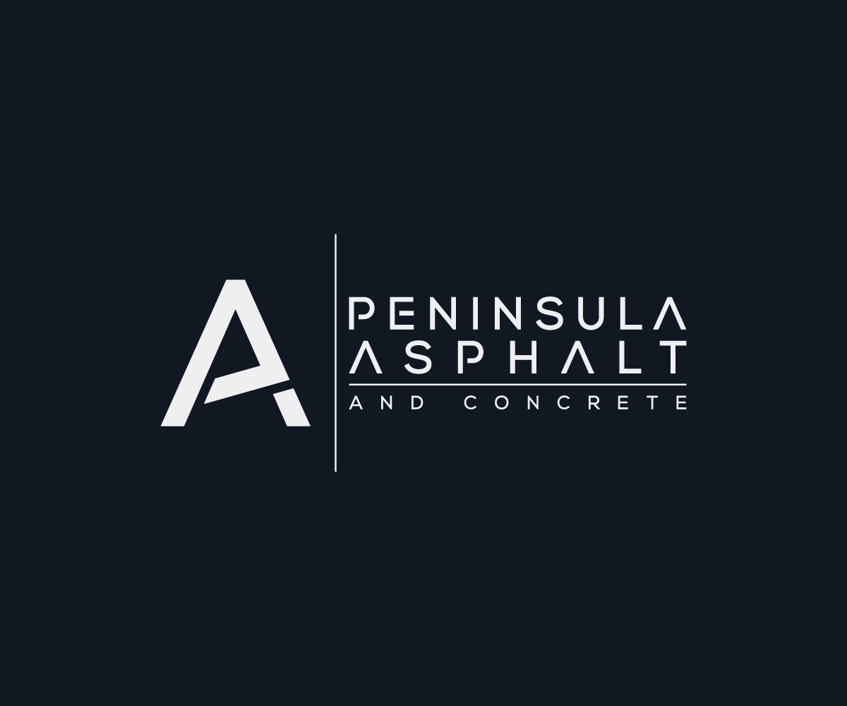 Logo-Design von NineOwl für Peninsula asphalt and concrete  | Design #15942223
