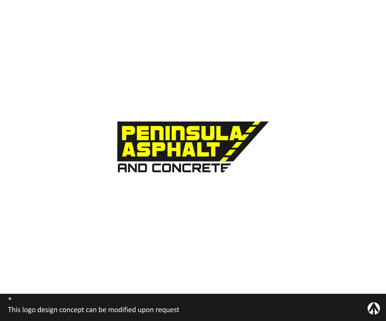 Logo Design by RKingz for Peninsula asphalt and concrete  | Design #15995769