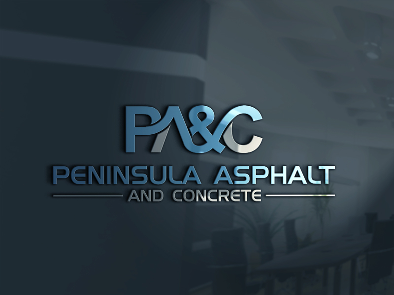 Logo Design by RHD for Peninsula asphalt and concrete  | Design #15885276