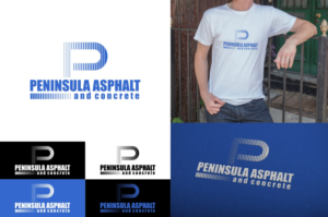 Logo-Design von bojboga für Peninsula asphalt and concrete  | Design #15945742