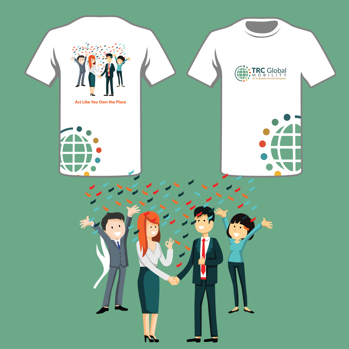 T-shirt Design by quantumwebtech for TRC Global Mobility | Design #16002679