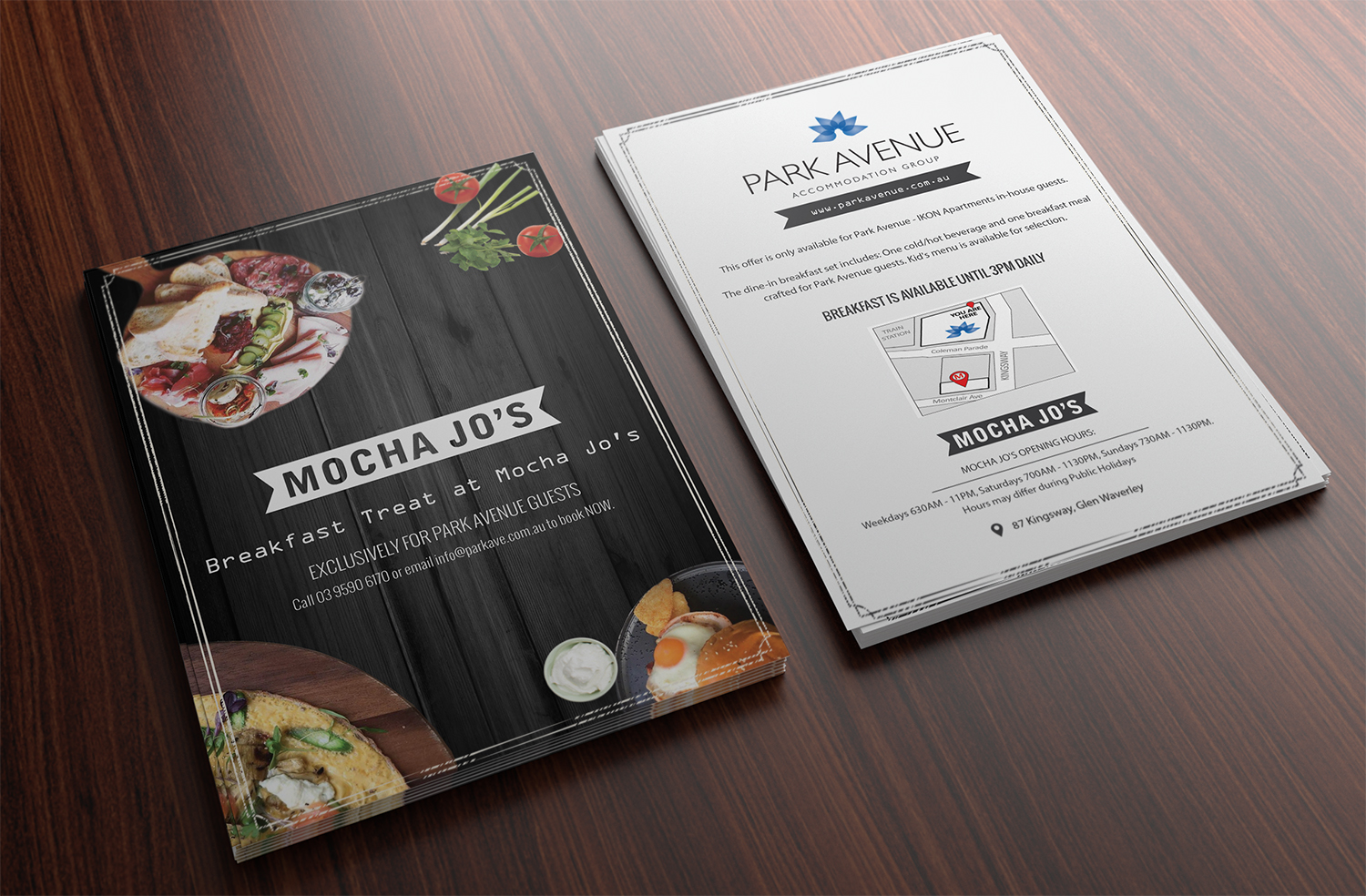 Flyer Design by alex989 for Park Avenue Accommodation Group | Design #15928680