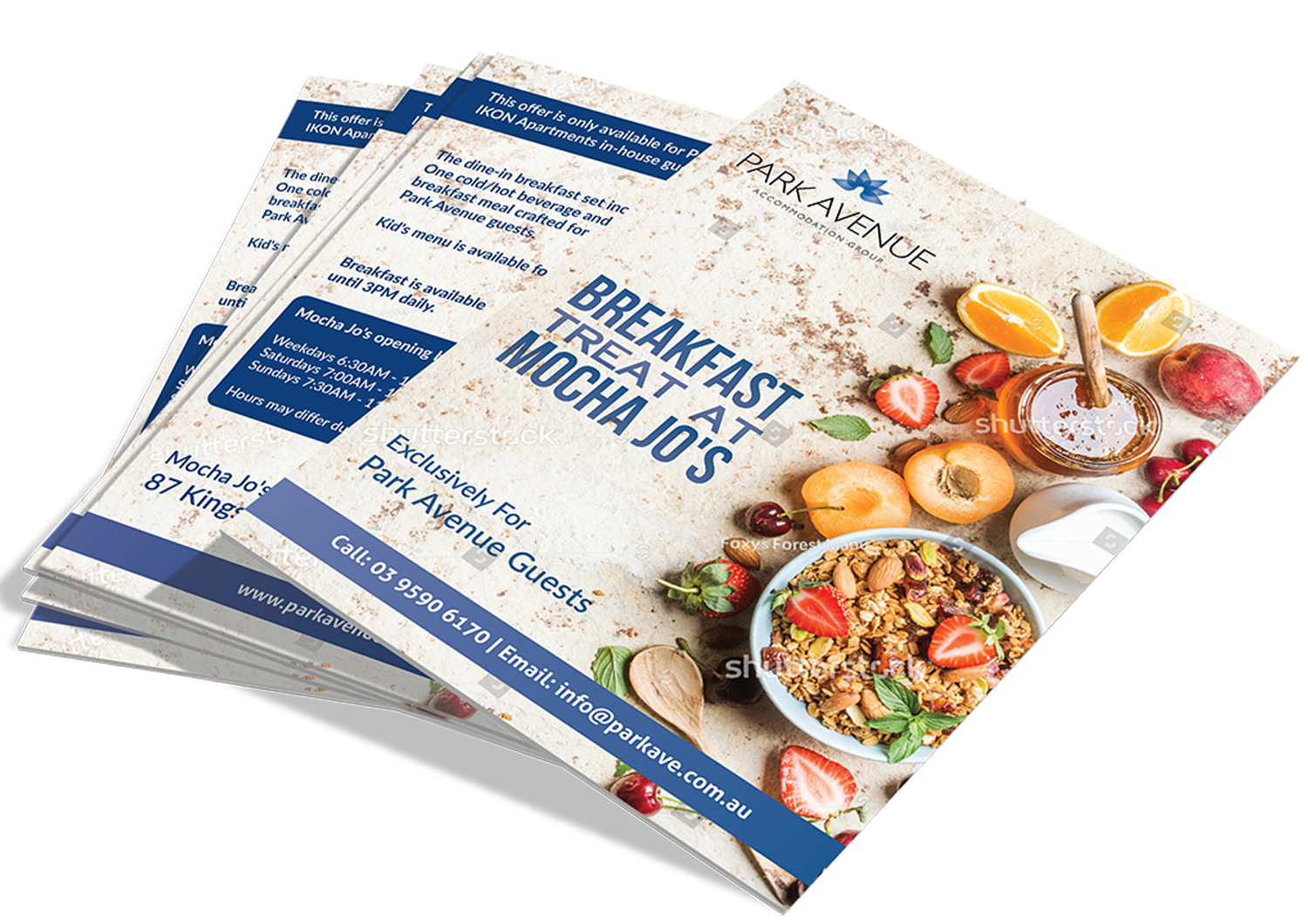 Flyer Design by Deziners Zone for Park Avenue Accommodation Group | Design #15903201