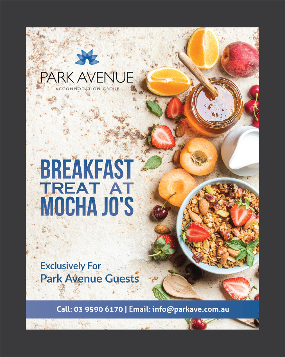 Flyer Design by Deziners Zone for Park Avenue Accommodation Group | Design #15936783