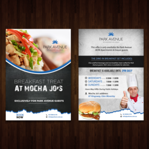 Flyer Design by creative.bugs for Park Avenue Accommodation Group | Design: #15930270