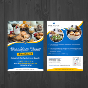 Flyer Design by aspiremedia for Park Avenue Accommodation Group | Design: #15936441