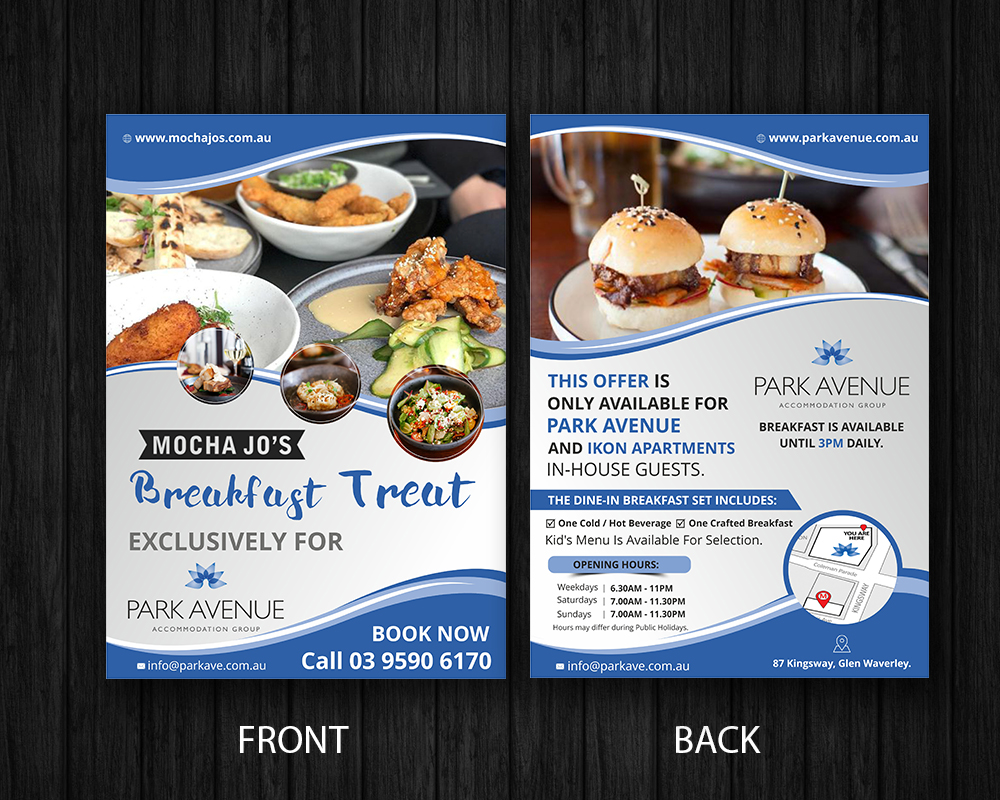 Flyer Design by ecorokerz for Park Avenue Accommodation Group | Design #15909046