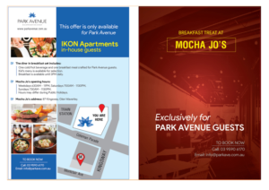 Flyer Design by VONG NGUYEN for Park Avenue Accommodation Group | Design #15932101