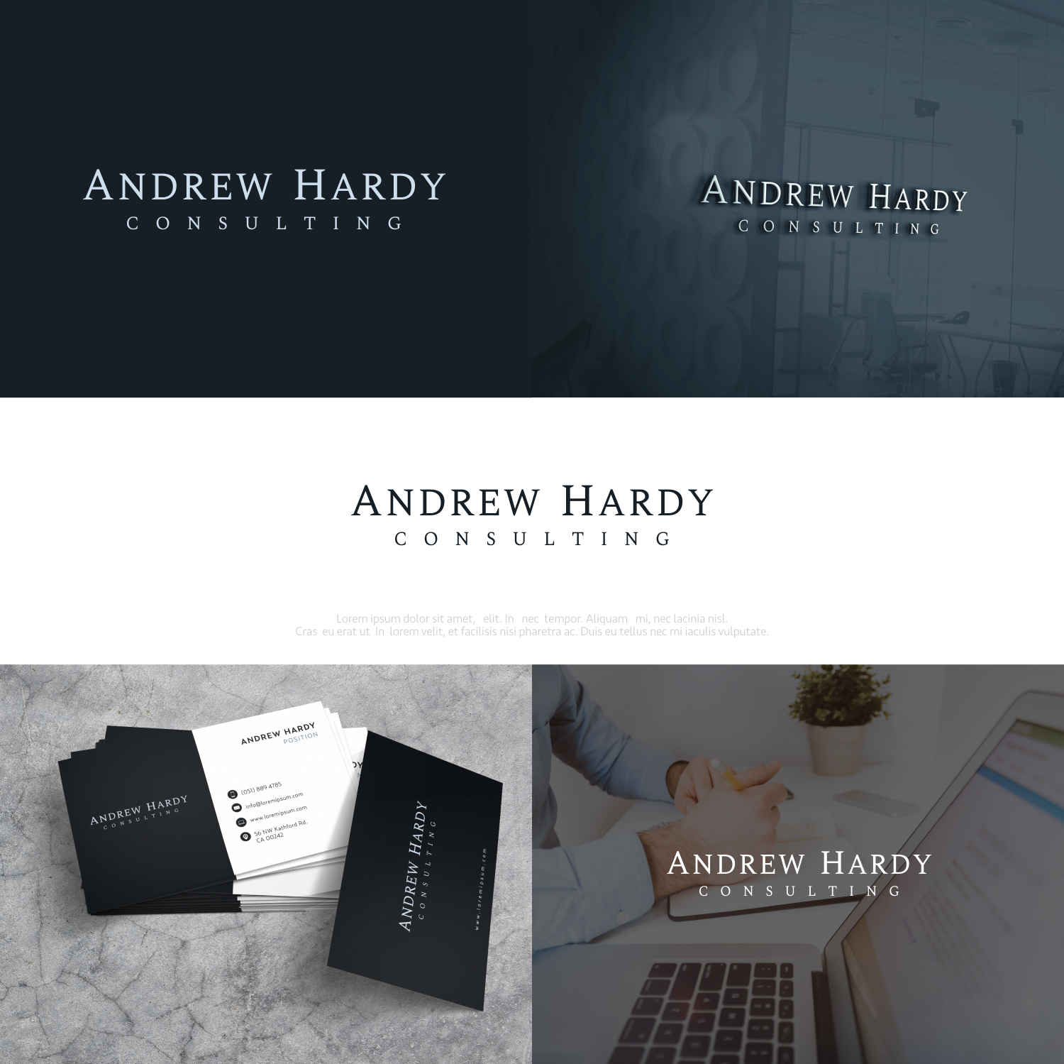 Logo Design by Ankit Bhattarai for andrew hardy consulting | Design #15884238